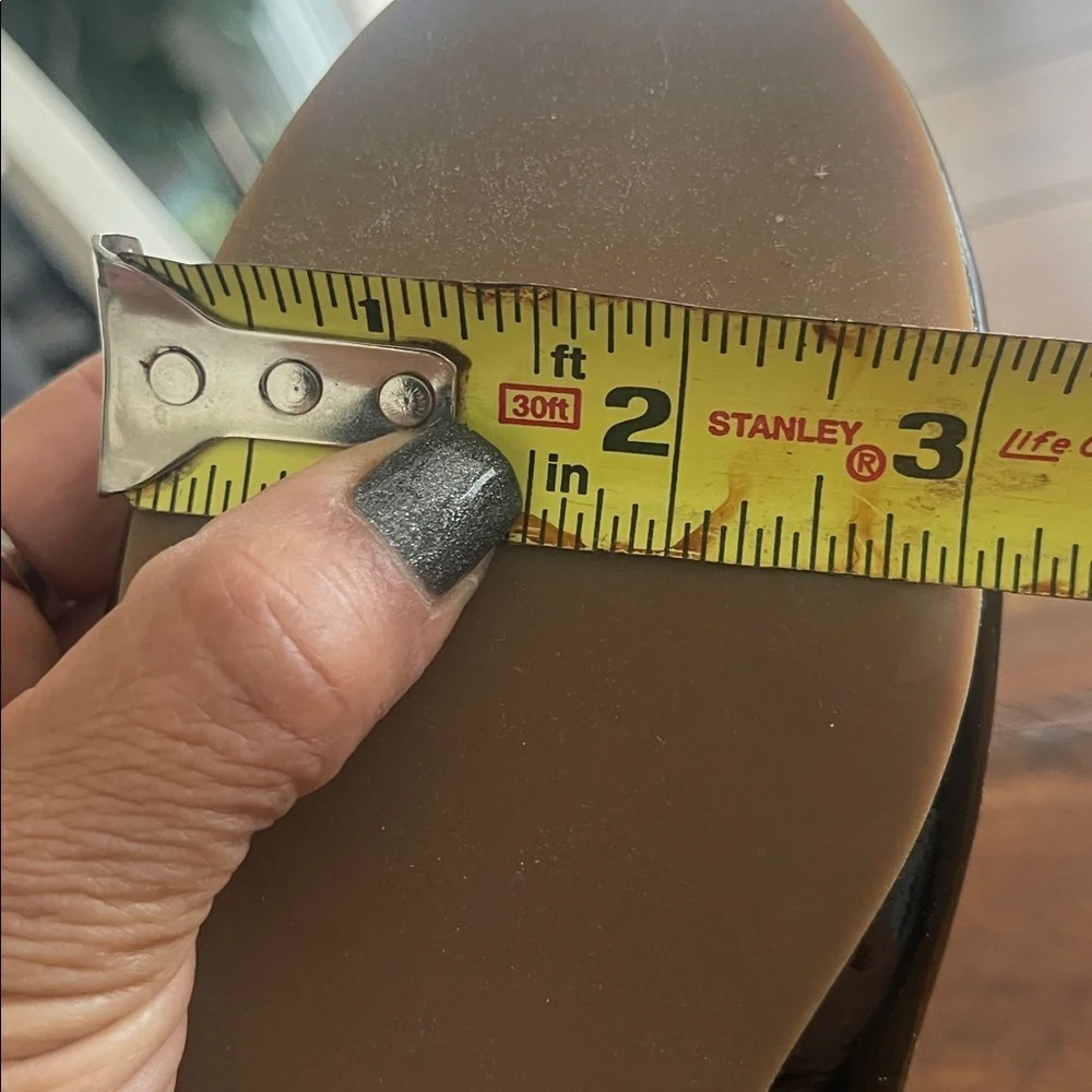 Martin + Osa black patent leather bow ballet flats size 7